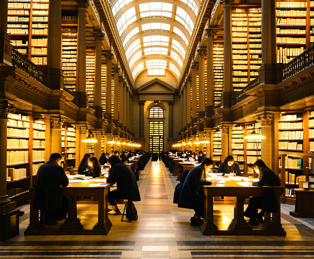 The Meridian Library reading room
